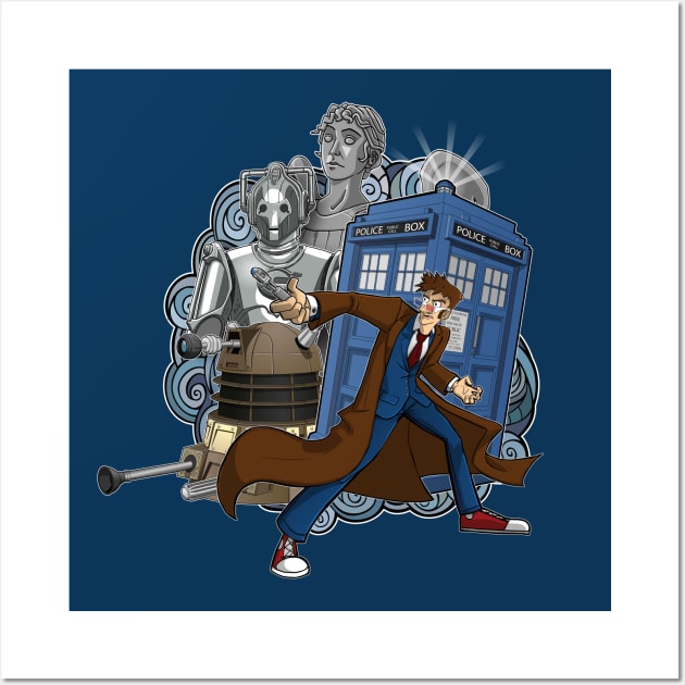 Doctor Who - David Tennant Wall Art by TreemanMorse